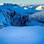 Kilian Jornet Instagram - It seems that tomorrow a big storm is coming with lots of precipitation, making an end to a pretty awesome couple of months where mostly blue skies and cold temperatures painted a perfect terrain for alpine climbing. And after already 7 years living in Måndalen it’s been great to explore more the 2 big faces that dominate the valley, easy accessible walking or skiing from the village.