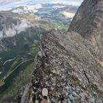 Kilian Jornet Instagram - Last Saturday I did a nice climbing link up here in Romsdal, and between the different climbing routes there were not many trails but mostly rugged terrain like this, not many “”””runnable””” parts… It was a good opportunity also to try my new @gopro #goprohero12 And for those who can get inspired by those images, first of heading the “trails” get a read at this: mtnath.com/r
