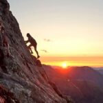 Kilian Jornet Instagram - Racing the sun on one of my favorite evening mountains. 🎥 @gopro