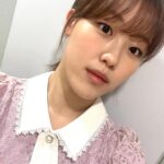Kim Bo-yoon Instagram - 푼머리 묶은머리 💙💜