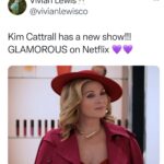 Kim Cattrall Instagram - That’s right @vivianlewisco GLAMOROUS’ lands JUNE 22nd @Netflix 🥂💋