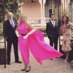 Kim Cattrall Instagram - Think Pink! 💓💕💓 @filthyrichfox @dogtroit @naponacott #geraldmcraney