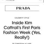 Kim Cattrall Instagram – Thank you @voguemagazine and @balmain  https://www.vogue.com/slideshow/kim-cattrall-paris-fashion-week-balmain