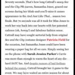 Kim Cattrall Instagram - Thank you @vanityfair for including me ! https://www.vanityfair.com/hollywood/2023/11/best-performances-2023?redirectURL=/hollywood/2023/11/best-performances-2023