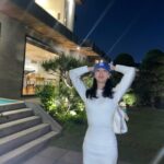 Kim Da-som Instagram – 귀여운애랑 재미난 저녁,,🧢💙🤪