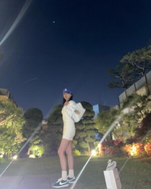 Kim Da-som Instagram - 귀여운애랑 재미난 저녁,,🧢💙🤪