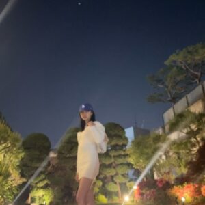 Kim Da-som Instagram - 귀여운애랑 재미난 저녁,,🧢💙🤪