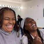 Kim Fields Instagram - KF & TAB celebrating manifestation up in here!!!! LOVE HAVING YOU ON THE UPSHAWS SIS!! NEW EPISODES NOW PLAYING EXCLUSIVELY ON NETFLIX! ✨🙌🏽✨ @iamtabithabrown @netflix @strongblacklead #theupshaws #tabithabrown #kimfields #reels #manifestation