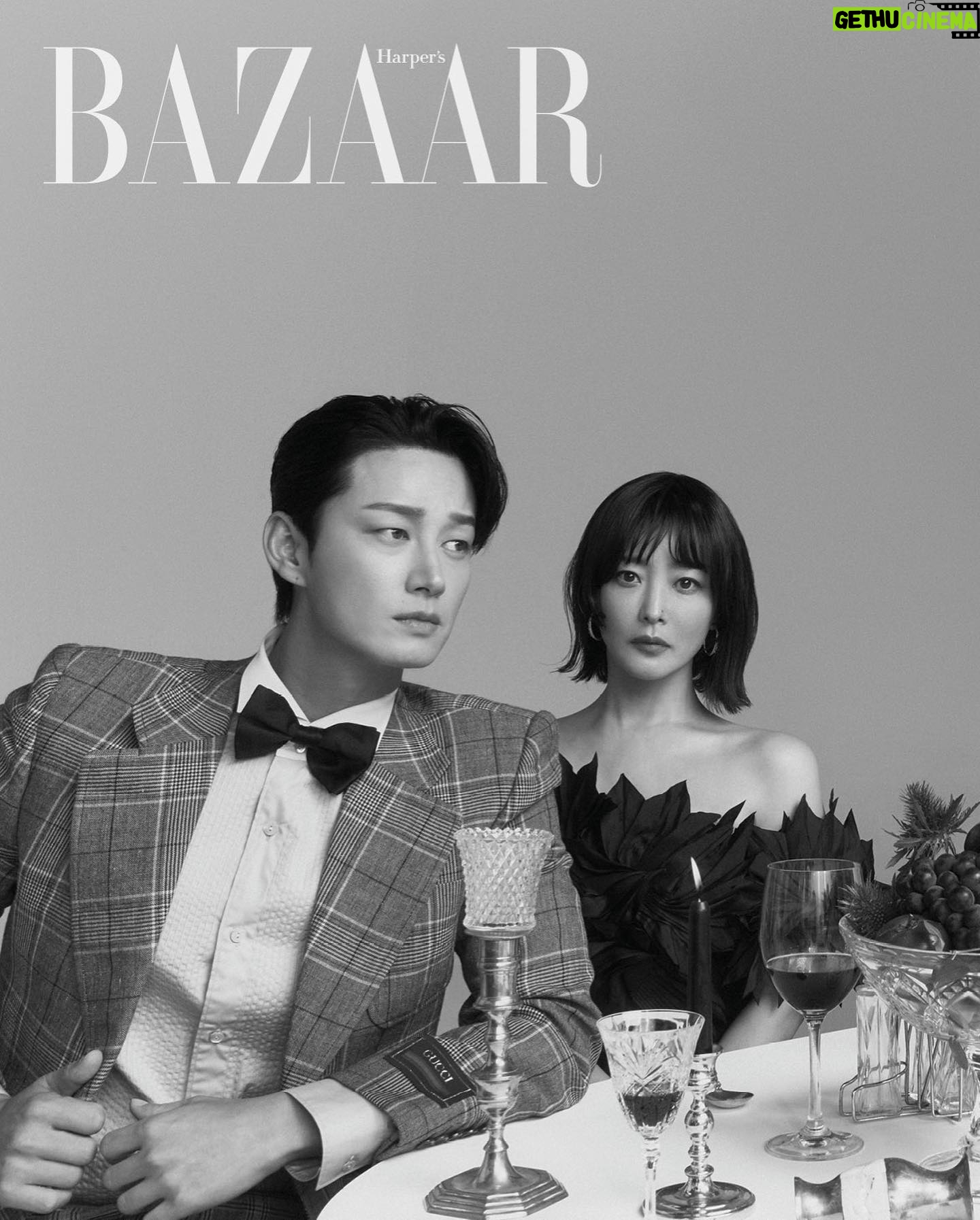 Kim Hee-seon Instagram - Netflix '블랙의 신부' 🖤 Remarriage & Desires 🤍 Harper's BAZAAR Korea August issue💋