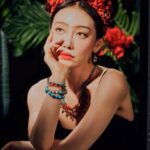 Kim Hieora Instagram – 요즘 막바지 연습중인 프리다
8.1~10.15 
대사를 할때마다 큰 용기와 위로를 받아요. 여러분도 함께 하길 
비바 라비다 ❤️🍉🥂