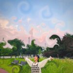 Kim Hyang-gi Instagram - 👁️ The fluffy sunset 고흐와굽어보기