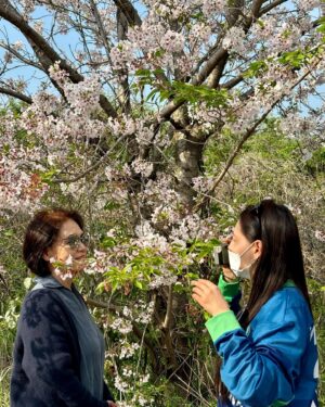 Kim Jae-kyung Instagram - 김여사 환갑기념 꽃놀이🌸