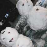 Kim Ji-woo Instagram - 누군가 즐거우며 만든 눈사람이 나를 즐겁게 했다🤍💭☃️🌈✨