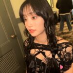Kim Ji-woo Instagram - 🖤🖤🖤