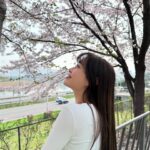 Kim Ji-woo Instagram - 🍧🌸