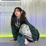 Kim Ji-woo Instagram - #광고 #휠라 #FILA #휠라백팩 #테크백 #아기타조 💗🎀🩶✨아기타조 참 조타✨🩶🎀💗