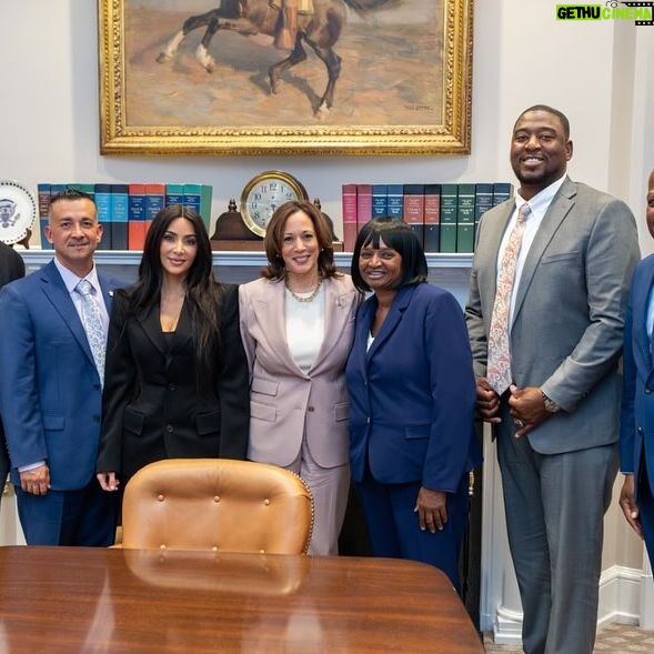 Kim Kardashian Instagram - Honored to join Vice President Harris, criminal justice advocates and four incredible small business owners who received pardons at the White House Second Chance event! We got to hear the lived experiences of how convictions impact your life from the pardon recipients and discussed the changes the Small Business Administration made to allow people with criminal convictions to take out loans! Much more to do but grateful for progress!
