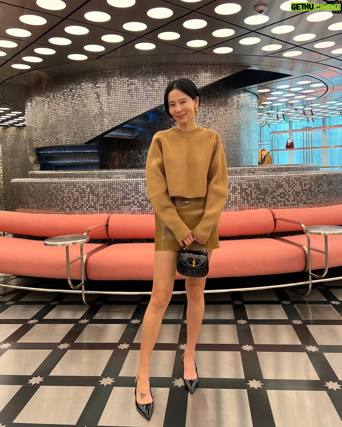 Kim Na-young Instagram - 구찌 가옥에서 만나본 구찌 2024 봄-여름 컬렉션🖤🪩 @gucci #Gucci24SS
