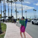 Kim Na-young Instagram - 원반던지기 잘 못해서 신우가 화를 조금 냈지만 그래도 즐거웠던 오늘의 LA 🥏🌴