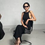 Kim Na-young Instagram – 어제는 케이트 킴으로 변신해서 너무 너무 애정하는 브랜드 케이트의 2024 가을 컬렉션 프리뷰 이벤트에 다녀왔어요. 국내 런칭 후 첫 행사라 더 기쁜 맘으로🖤 
 #케이트 #khaite #khaitefw24