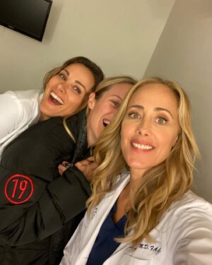Kim Raver Instagram - Let’s get candid…none of my costars are safe from my camera 📸
