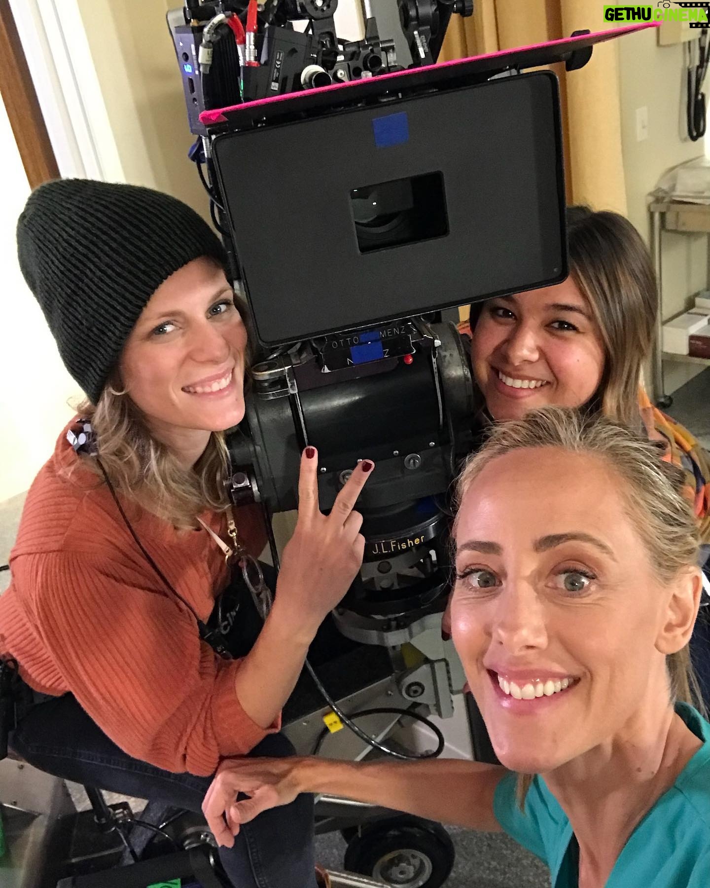 Kim Raver Instagram - There are so many strong, bad-ass women who work tirelessly behind the camera on #GreysAnatomy. I love these women and I celebrate them today on International Women’s Day and every day in between 💪 #WomenSupportingWomen #EmbraceEquity