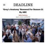 Kim Raver Instagram – We are all so excited that #GreysAnatomy is renewed for Season 21!! ❤️✨❤️

https://deadline.com/2024/04/greys-anatomy-renewed-season-21-abc-1235874176/