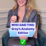 Kim Raver Instagram – How did @kimraver do guessing these iconic @greysabc lines?! ✨🩺

#greysanatomy #kimraver #whosaidthat #teddyaltman