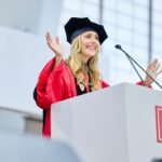 Kim Raver Instagram - What an unbelievable weekend at my Alma Mater! The wonderful Dean Harvey and Boston University asked me to give the convocation speech at The College of Fine Arts to the amazing class of 2023. What an incredibly resilient and talented group of creatives!! I was especially blown away by the two amazing #CFA2023 graduates who I had the pleasure of watching perform at @thebostonpops. We are lucky to have such beautiful artists entering the workforce and we’re fighting to create space for the current and next generations to have fair pay and equality for all. Congratulations to all the 2023 graduates! I know you will do and create wonderful things! ✨❤️ xo, Kim . . . #MyCFA #WGAstrong #BostonUniversity 📸 Douglas Levy