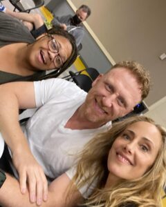 Kim Raver Instagram - Let’s get candid…none of my costars are safe from my camera 📸