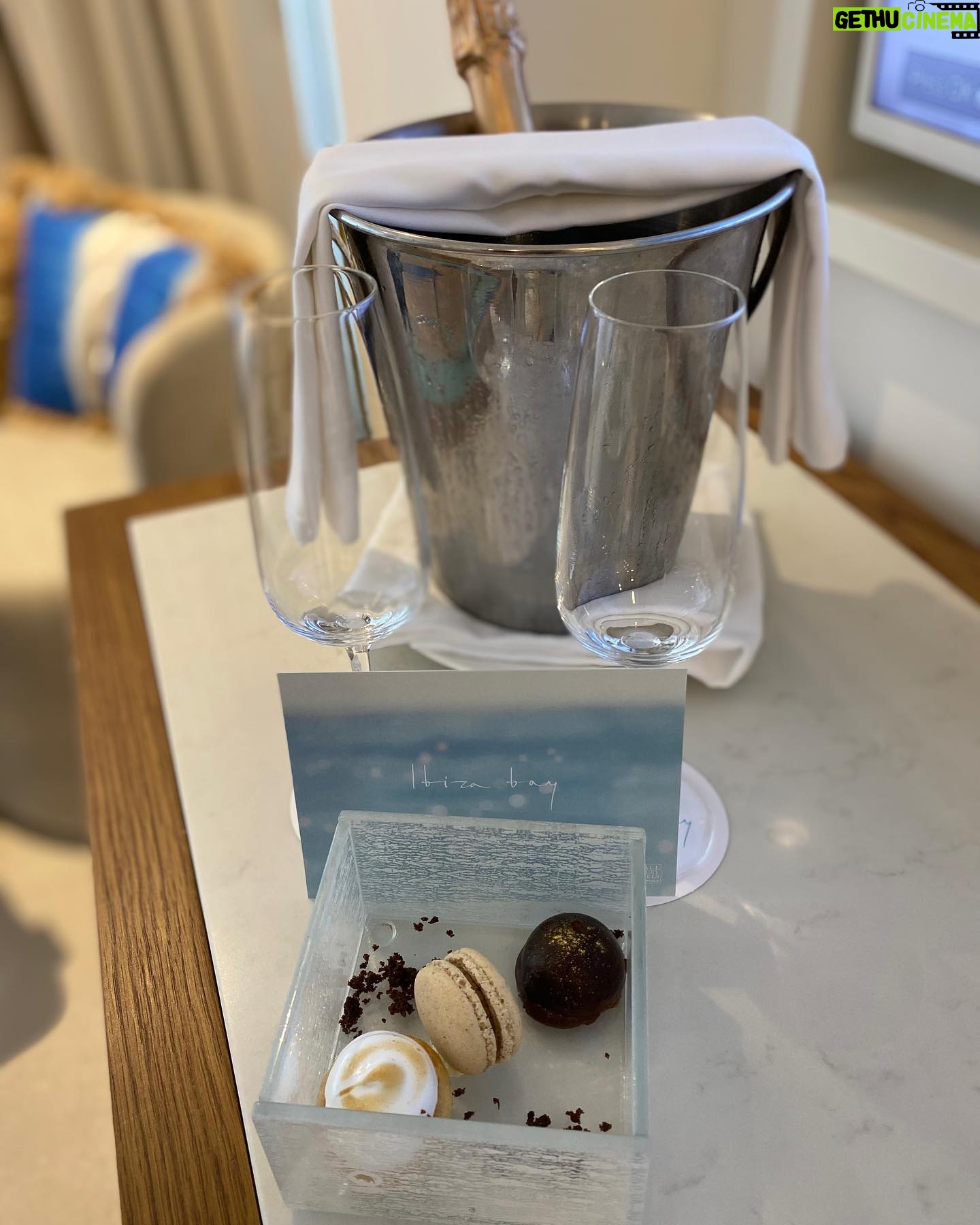 Kim Raver Instagram - Thank you Nobu Hotel Ibiza Bay for the wonderful welcome celebrating our belated wedding Anniversary. Everyone was so helpful and this beautiful stay made it a very special time for us! #suppliedby @ibizabay