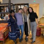Kim Raver Instagram - Parisian lunch with the incredible cast, producers, and our director Laetitia Colombani to celebrate the release of #LaTresse (out now!). Missing them already xx #LaetitiaColombani #OlivierDelbosc #TheBraid