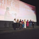 Kim Raver Instagram - I’m so proud to stand next to these fierce and talented actors! #LaTresse is now playing in theaters in France 🥰 #LaetitiaColombani #TheBraid