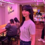 Kim So-hyun Instagram - Baby Fox💜 #maisonkitsune #babyfox #베이비폭스 @maisonkitsune ⠀