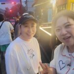 Kim Sook Instagram - 하루에 장소 5번을 옮겨다니며 촬영하는데...우연히 만나다니....거참 신기하네~ 역쉬 솔메이트 #soulmate @ramirani668