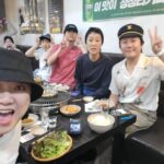Kim Sook Instagram - 물벼락 이후 개운한 마음으로 회식참가 #홍진경 장우영이 쏘는날!!! #홍김동전 #수저게임