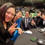 Kim Sook Instagram - 연예대상이 잘 마무리가 되었습니다^^ 올해의 예능인상을 받았어요~~ 우수상 #주우재 최우수상 #홍진경 #이찬원 #올해의예능인상 전현무 수상하신분들 모두모두 축하드립니다^^ 그리고 홍김동전을 응원하러온 친구들 고마워요^^ 편지는 잘 전달 됐어요~