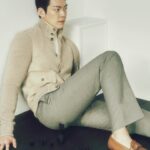 Kim Woo-bin Instagram - #ralphlaurenpurplelabel 🟪🟣🔮🦄☂️