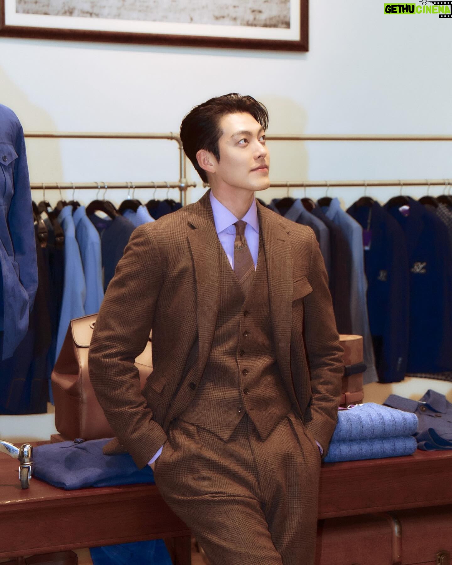 Kim Woo-bin Instagram - Ralph Lauren Purple Label Spring 2024 Presentation🟣 #RalphLauren #RLPurpleLabel #RLSP24