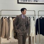 Kim Woo-bin Instagram - Ralph Lauren Purple Label Spring 2024 Presentation🟣 #RalphLauren #RLPurpleLabel #RLSP24