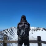 Kim Yeon-koung Instagram - The most splendid scenery ever 😎 #hallasanmountain #expedition