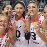 Kim Yeon-koung Instagram - Spor Toto champions cup Champion🧡🖤🏆🥇