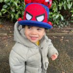 Kimberley Walsh Instagram - When you realise the day before nursery he has an Easter bonnet parade (third child) but then remember you put Bobby’s in the loft 5 years ago for moments like this 🤣… hallelujah 🙌🏼🐣🕸️😅