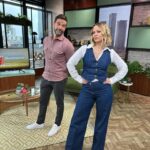 Kimberley Walsh Instagram - Last @bbcmorninglive for a little while as I have some business to attend to 🎤🪩🎵👯‍♀️ What a fab series so far and always love sharing the studio with so many incredible women (and Geth) 😂 Happy International Women’s Day 🩷