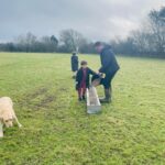 Kimberley Walsh Instagram - A day on the farm with my favourite vet @drjgreenwood and Dolly of course ❤️🐖🐑🐔. My boys had the BEST time and I finally got to meet little Oliver who is just delicious 😍. Swipe to see me stroking a pig… who knew they felt so tough 🤣. I’ve never been great with animals but I’m determined to make sure my little men are 😂❤️❤️❤️
