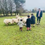 Kimberley Walsh Instagram - A day on the farm with my favourite vet @drjgreenwood and Dolly of course ❤️🐖🐑🐔. My boys had the BEST time and I finally got to meet little Oliver who is just delicious 😍. Swipe to see me stroking a pig… who knew they felt so tough 🤣. I’ve never been great with animals but I’m determined to make sure my little men are 😂❤️❤️❤️