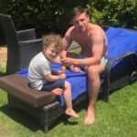 Kimberley Walsh Instagram - Happy 40th to my little bro 🤯. You will always be the guy in number 10 to me 🤣. We love you loads ❤️❤️❤️