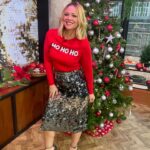 Kimberley Walsh Instagram - I only asked him to wear a Christmas jumper... Last @bbcmorninglive of 2023 was a cracker 🎄🪩🤶🏻❤️