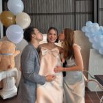 Kimberly Ann Voltemas Instagram - Aunties can’t wait to see you Baby Khilee.🩵🧸 #Khileethebaby 🎞️By @nawaphon_present