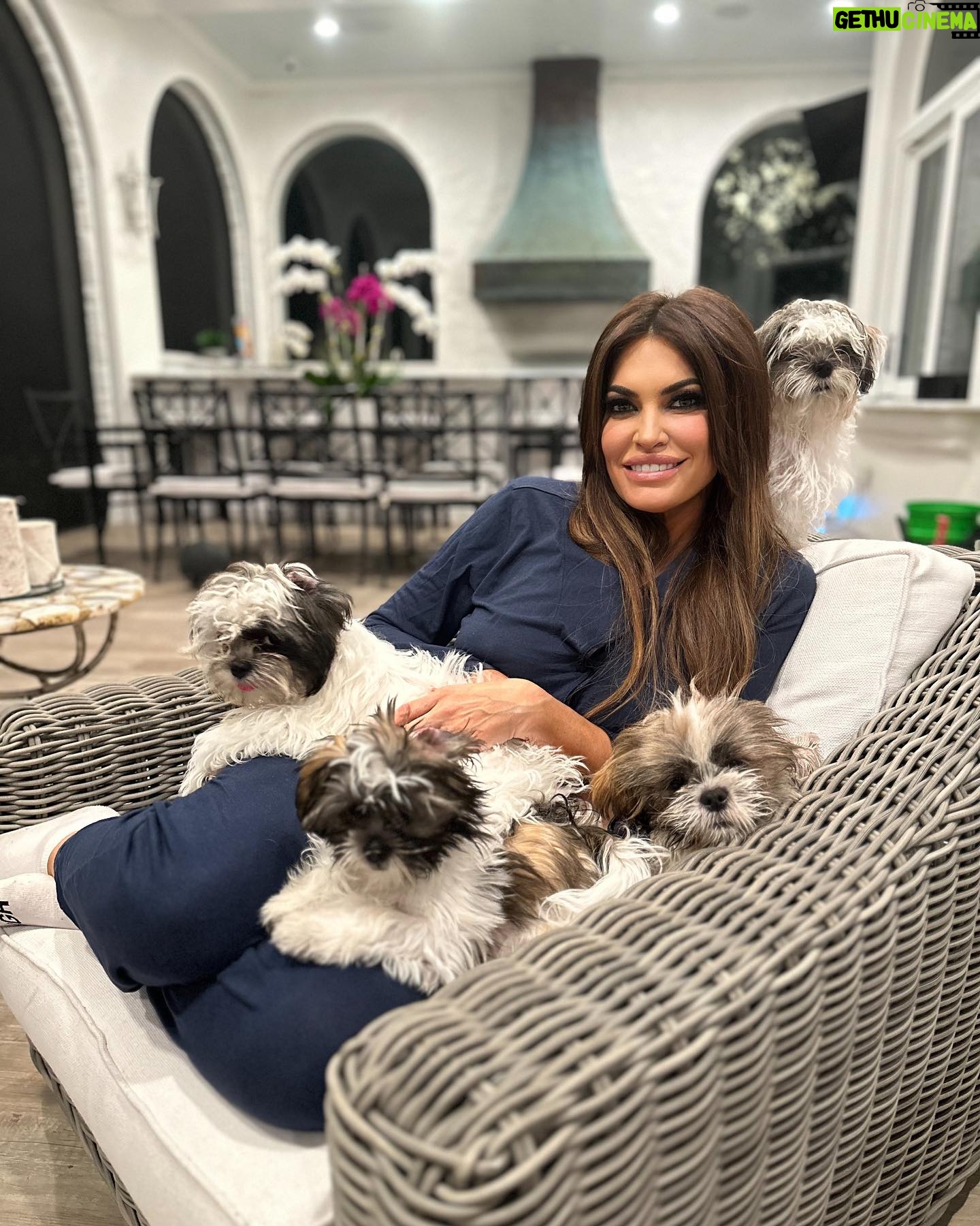 Kimberly Guilfoyle Instagram - What a blessing to celebrate another anniversary with my soul mate and forever best friend. Cherish the moments with the ones you love, who always have your back, who share your mission to leave the world a better place than you found it, and who even lets you surprise him with a new furry friend rescue puppy every once in awhile. Check out my new book Princess and her Pup π in bio! @donaldjtrumpjr @furryfriendsjupiter #KGPUPS #PrincessandHerPup #FurryFriendsAnimalRescue #RescueDogs #BraveBooks